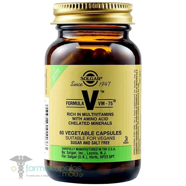 Solgar Formula VM-75, 60veg.caps
