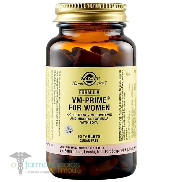 Solgar Formula VM Prime for Women, 90tabs