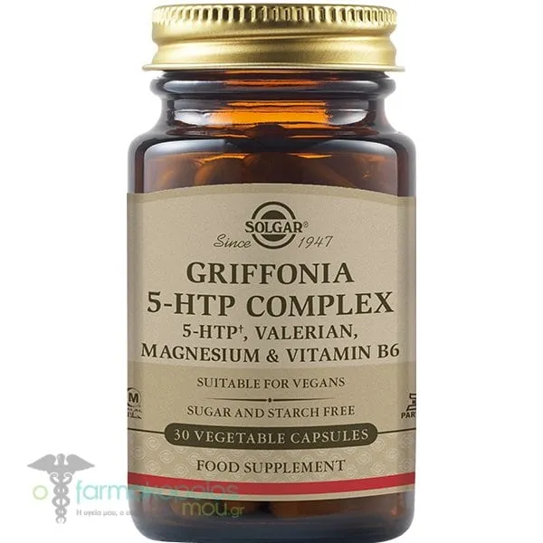 Solgar Griffonia 5-HTP Complex, 30veg.caps