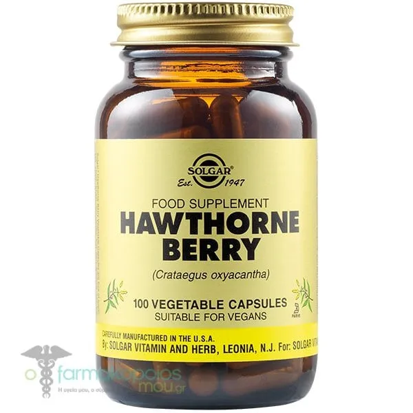 Solgar Hawthorne Berry, 100vcaps