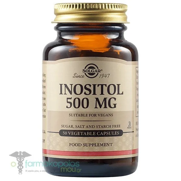 Solgar Inositol 500mg, 50veg.caps