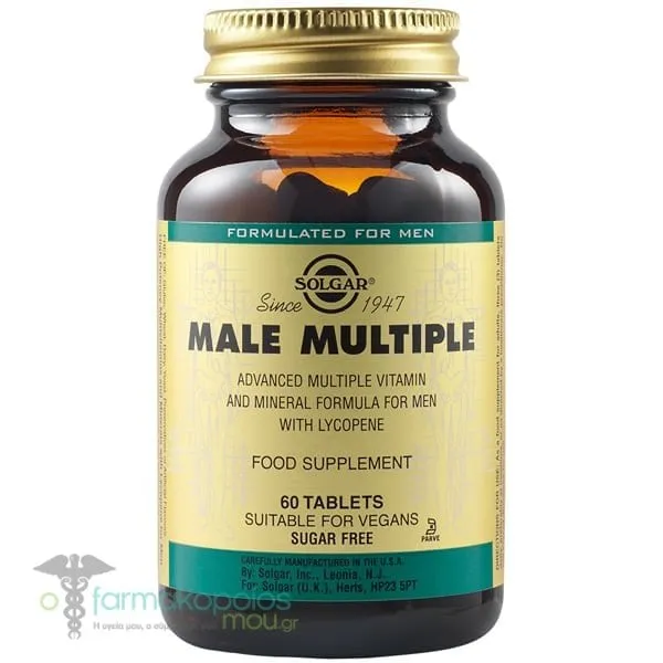 Solgar Male Multiple, 60tabs