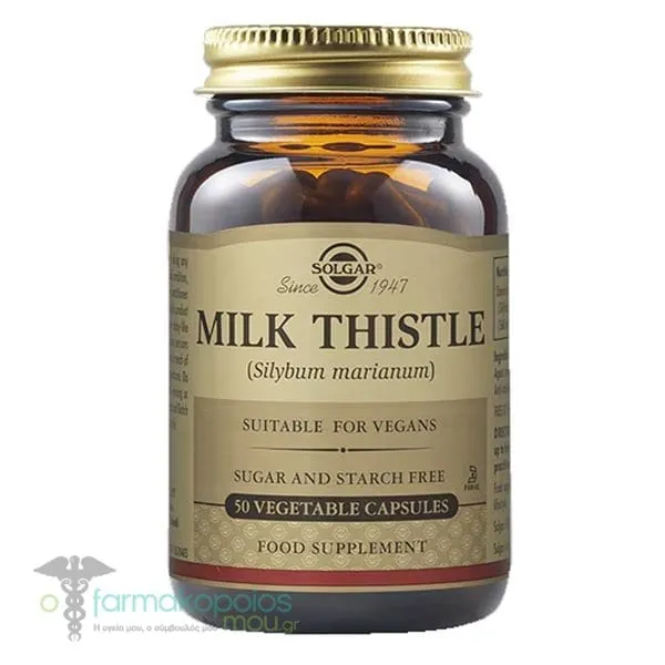 Solgar Milk Thistle, 50veg.caps