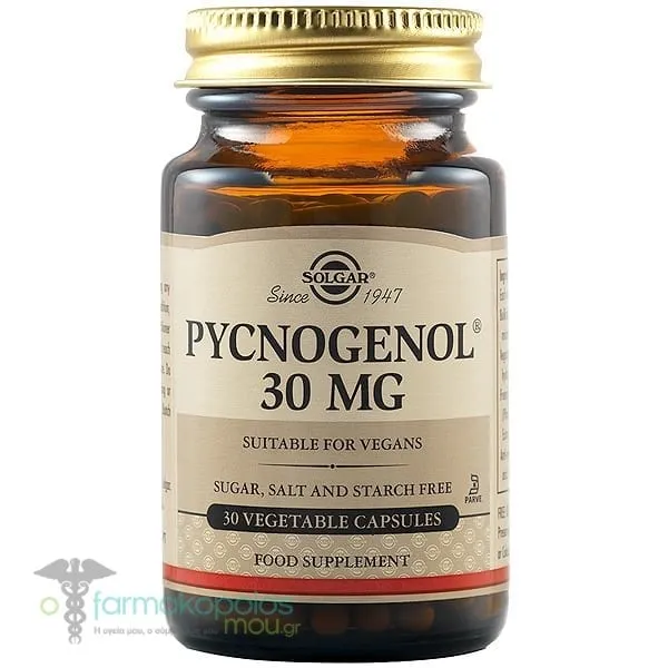 Solgar Pycnogenol 30mg, 30veg.caps