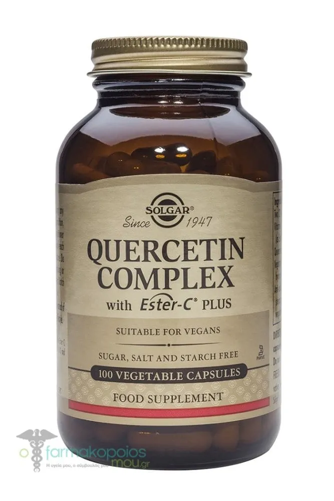 Solgar Quercetin Complex with Ester-C Plus, 100vcaps