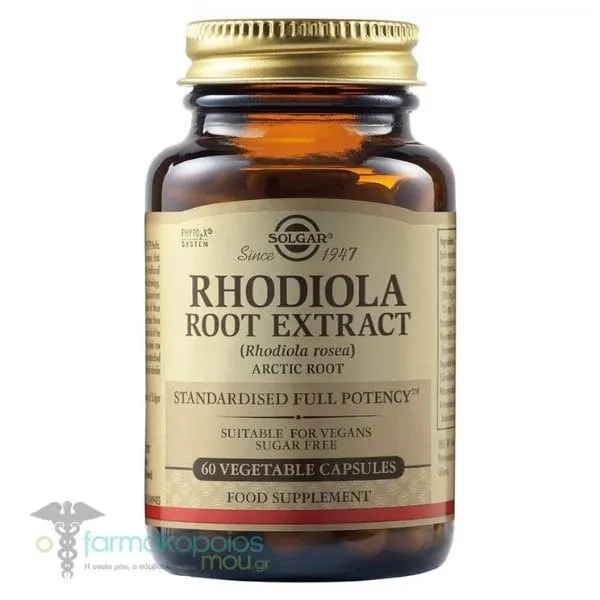 Solgar Rhodiola Root Extract, 60vcaps