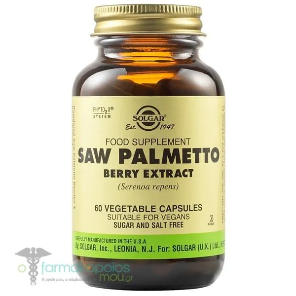 Solgar Saw Palmetto Berry Extract, 60veg.caps