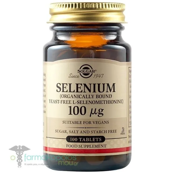 Solgar Selenium 100μg, 100tabs