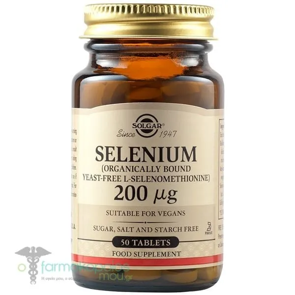 Solgar Selenium 200μg, 50tabs