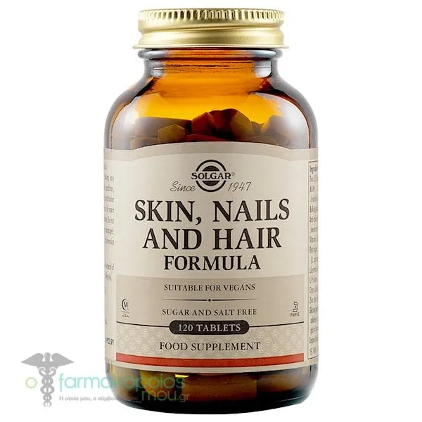 Solgar Skin, Nails & Hair Formula, 120tabs