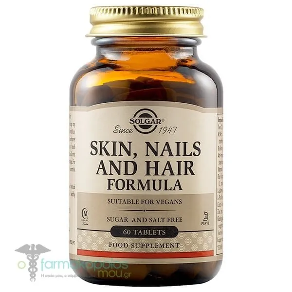 Solgar Skin, Nails & Hair Formula, 60tabs