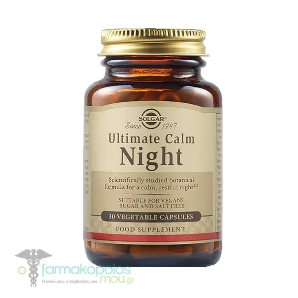 Solgar Ultimate Calm Night, 30veg.caps