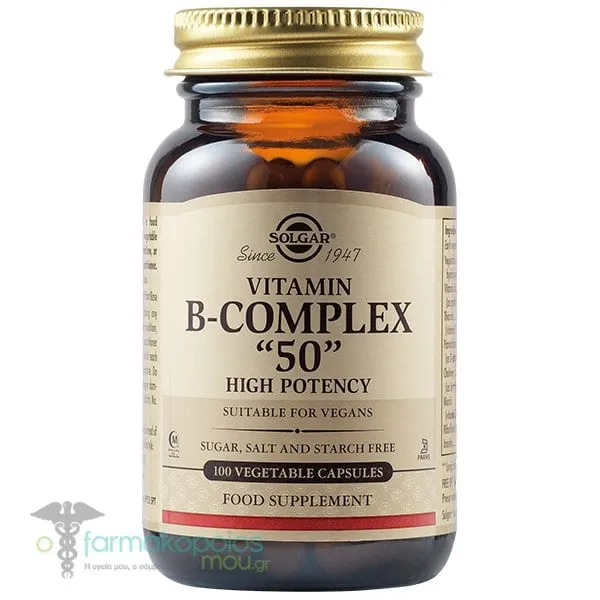 Solgar Vitamin B-Complex 50, 100vcaps
