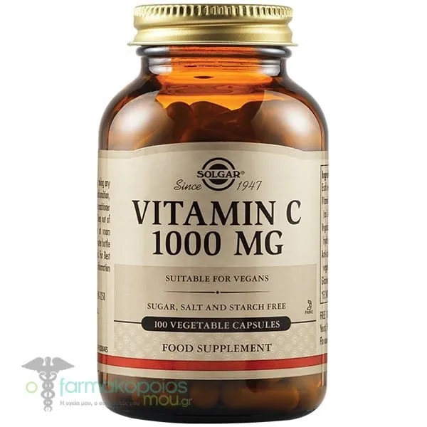 Solgar Vitamin C 1000mg, 100vcaps