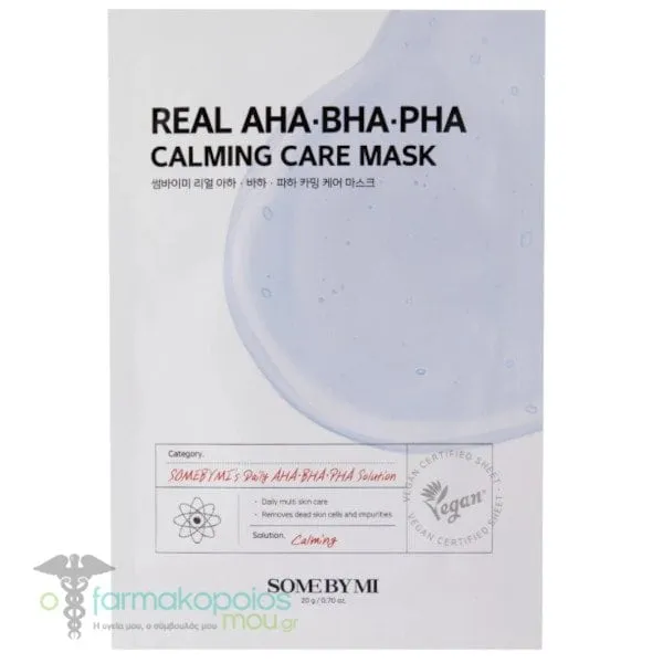 Some By Mi Real AHA BHA PHA Calming Care Mask, 1pc