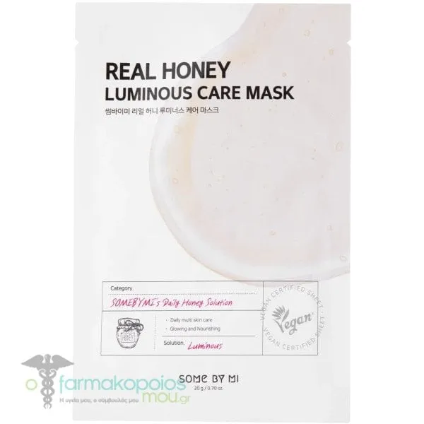 Some By Mi Real Honey Luminous Care Mask, 1pc