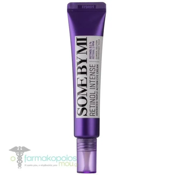 Some By Mi Retinol Intense Advanced Triple Action Eye Cream Κρέμα Ματιών Τριπλής Δράσης με Ρετινόλη, 30ml