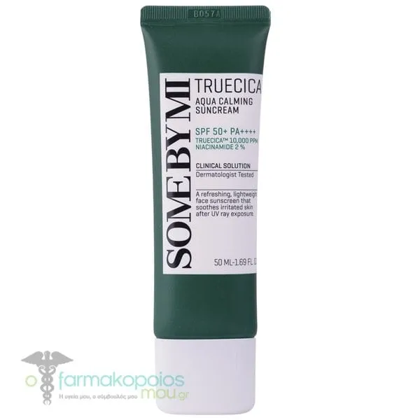 Some By Mi Truecica Aqua Calming Suncream Αντηλιακό Προσώπου SPF 50+, 50ml