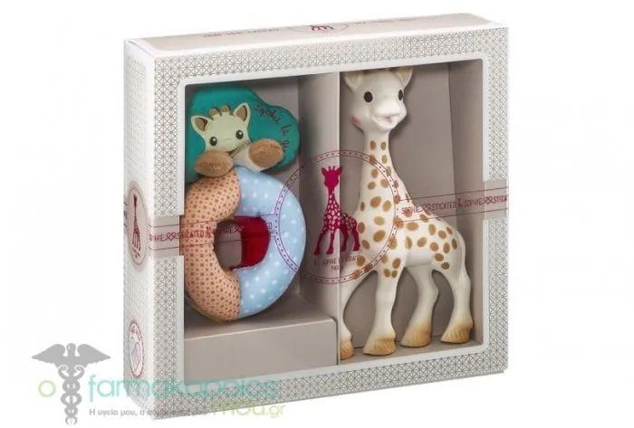 Sophie la Girafe Sophisticated Classical Creation Composition 2 Sophie the Giraffe Gift Set 1pc & Soft Rattle 1pc