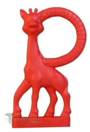 Sophie la Girafe Vanilla Teething Ring 010313, 1pc - Κόκκινο