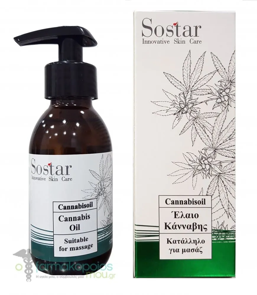 Sostar Cannabisoil Cannabis Oil Suitable for Massage, 125ml