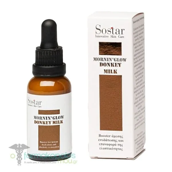 Sostar Mornin' Glow Donkey Milk, 30ml