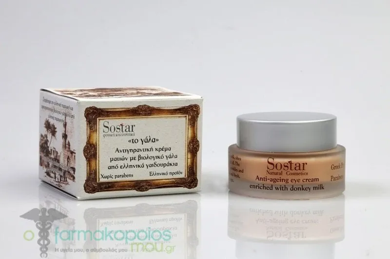 Sostar "The Milk" Anti-Aging Eye Cream with Donkey Milk, 30ml