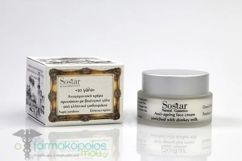 Sostar "The Milk" Anti-aging Day Cream with Donkey Milk, 50ml