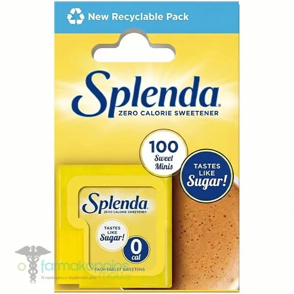 Splenda Sweet Minis Υποκατάστατο Ζάχαρης, 100τεμ