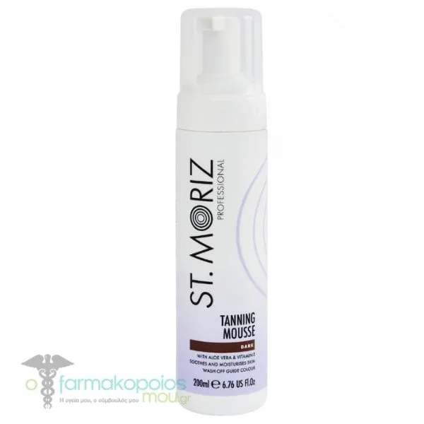 St. Moriz Professional Tanning Mousse Dark Αυτομαυριστική Μους για Χρυσαφένιο Μαύρισμα, 200ml