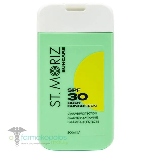 St.Moriz Suncare Αντηλιακό Σώματος SPF30, 200ml