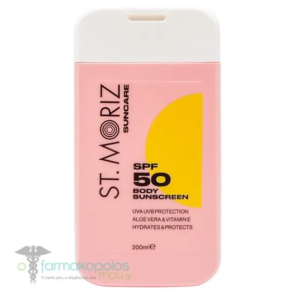 St.Moriz Suncare Αντηλιακό Σώματος SPF50, 200ml