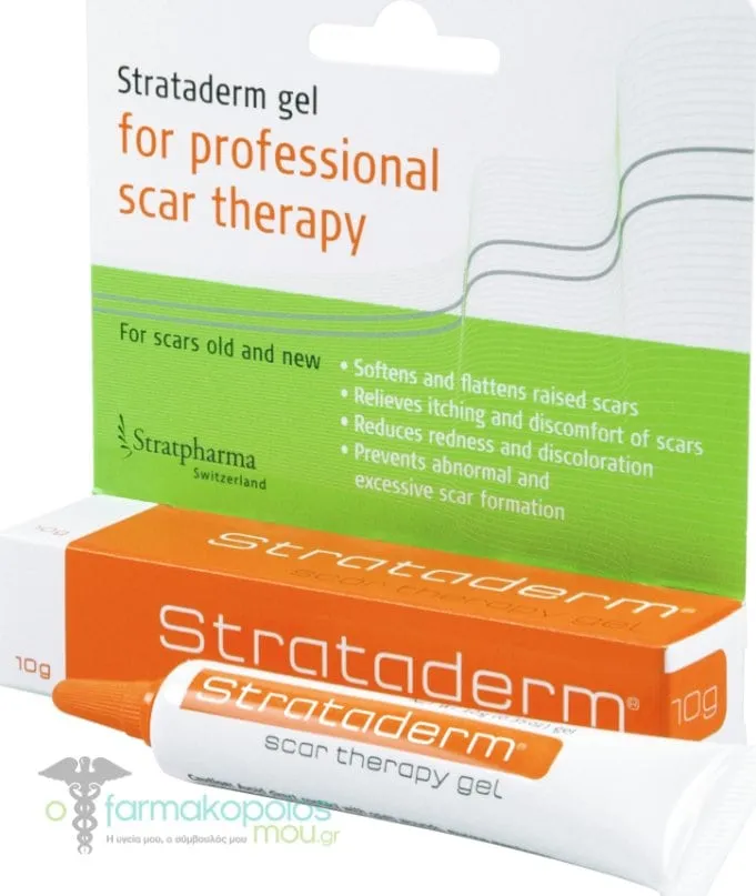 Stratpharma Strataderm Gel Γέλη Σιλικόνης κατά των Ουλών, 10gr