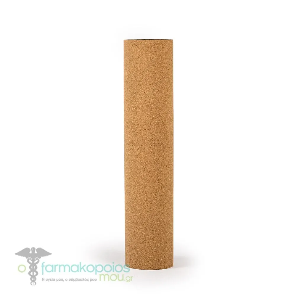 Stretching Cat Yoga Mat, PVC - Black Cork, 8mm 61x1.73cm, 1pc