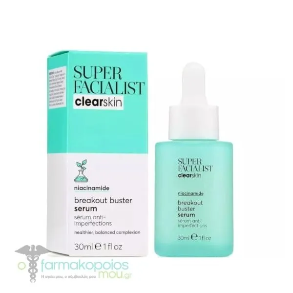 Super Facialist Clear Skin Breakout Buster Serum with Niacinamide, 30ml