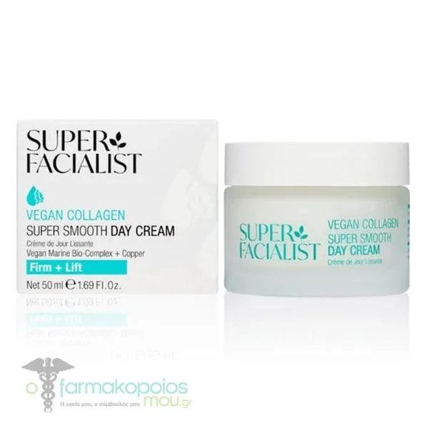 Super Facialist Vegan Collagen Super Smooth Day Cream, 50ml