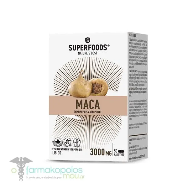 Superfoods Maca, 50veg.caps