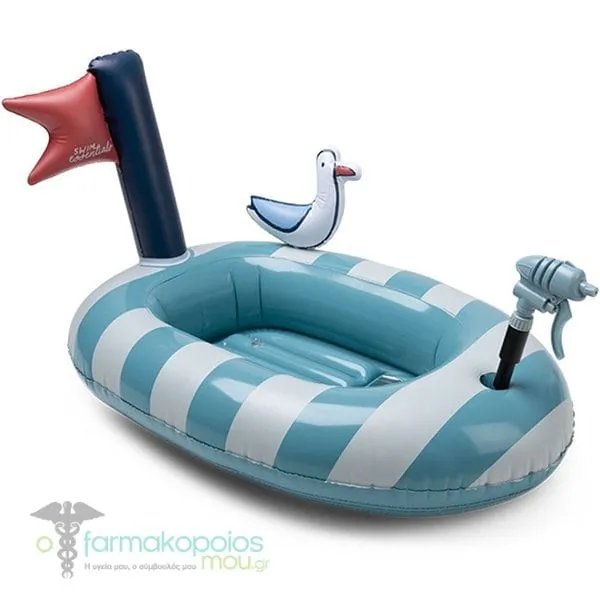 Swim Essentials Φουσκωτή Βάρκα Θαλάσσης 100x70cm Seagull, 1τεμ
