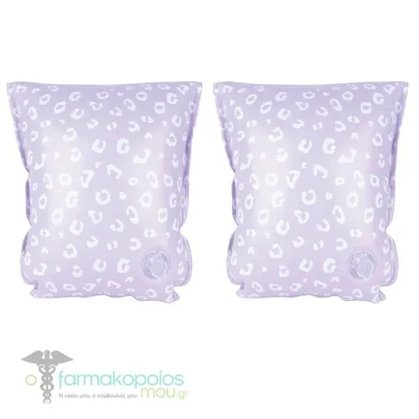 Swim Essentials Μπρατσάκια Lila Leopard 2-6ετών, 1ζευγάρι