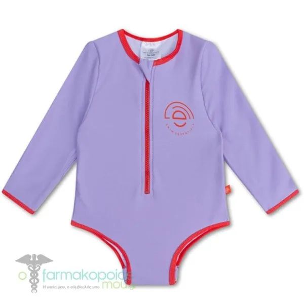 Swim Essentials One Piece Swimsuit with Long Sleeves Purple, 1 pc - PURPLE
