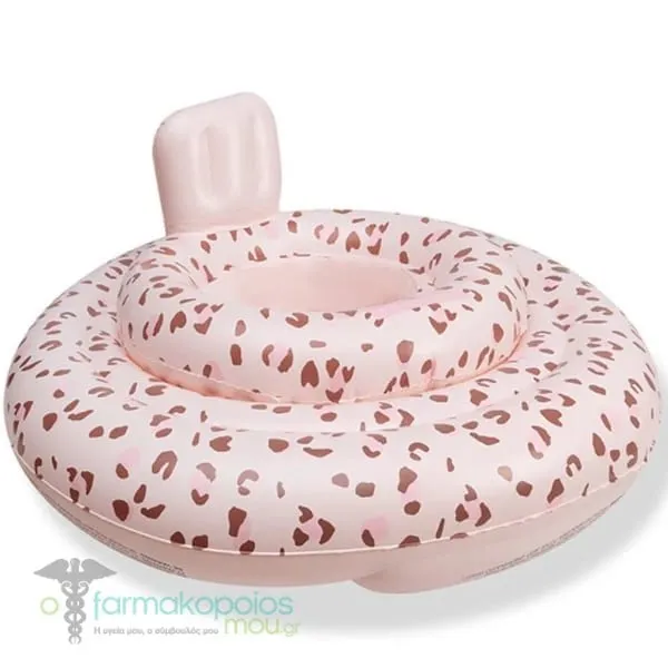 Swim Essentials Σωσίβιο με Καθισματάκι Old Pink Leopard 0-12m, 1τεμ