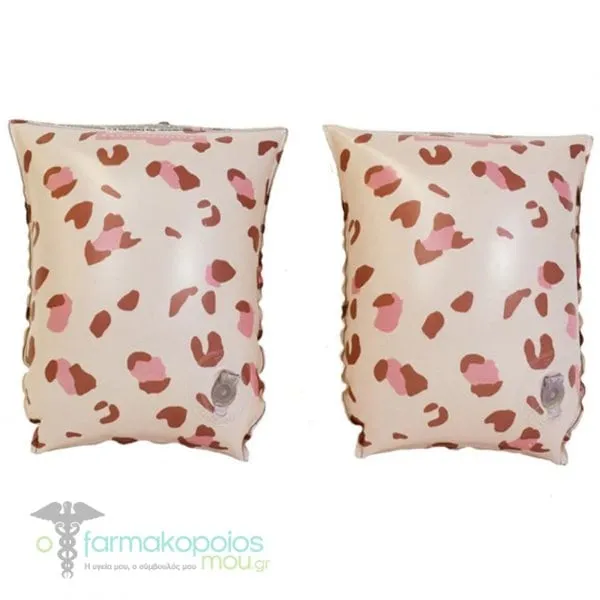 Swim Essentials Μπρατσάκια Old Pink Leopard 2-6ετών, 1ζευγάρι