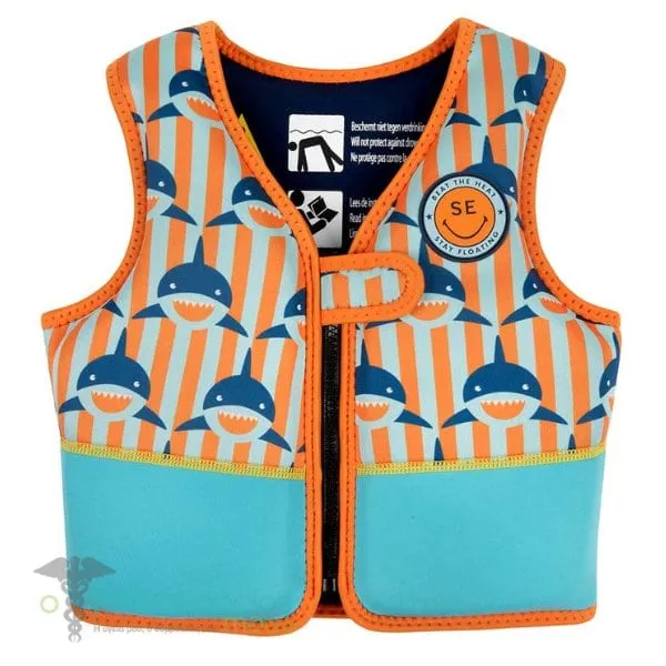 Swim Essentials Swimming Vest Shark 4-6years 19-30kg, 1τεμ - Shark