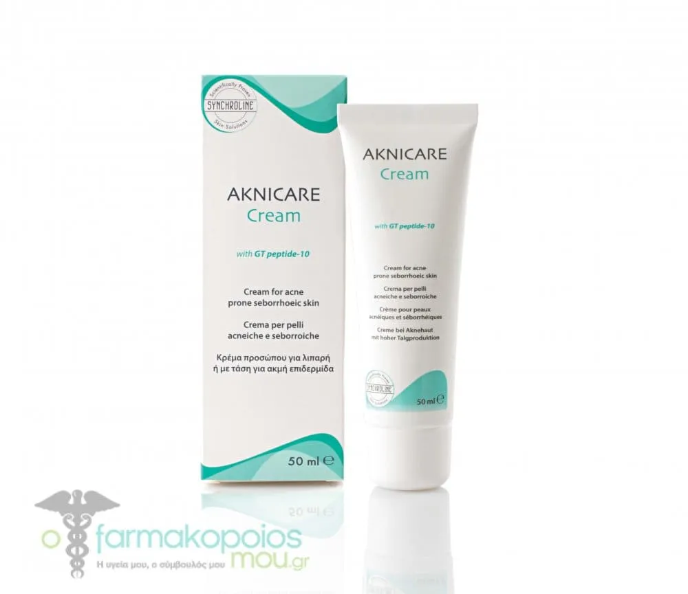 Synchroline Aknicare Cream for Acne-Prone Seborrhoeic Skin, 50ml