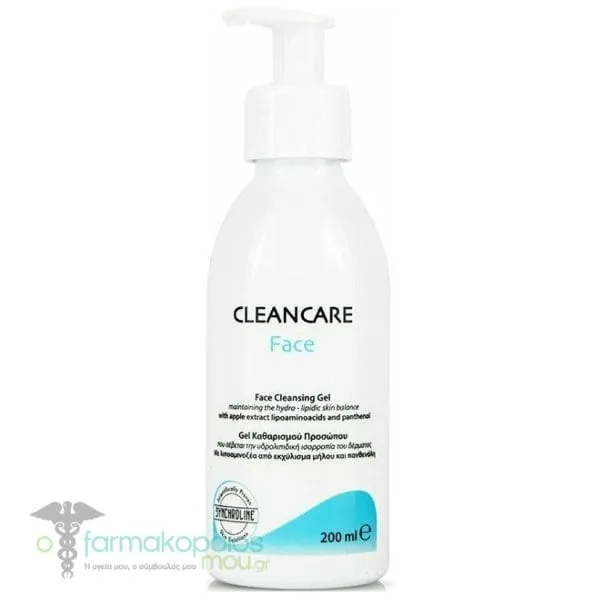 Synchroline Cleancare Face Cleansing Gel, 200ml