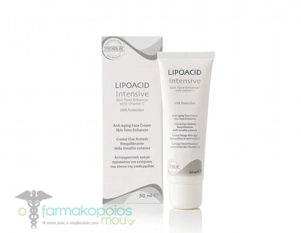 Synchroline Lipoacid Intensive Skin Tone Enhancer Face Cream, 50ml