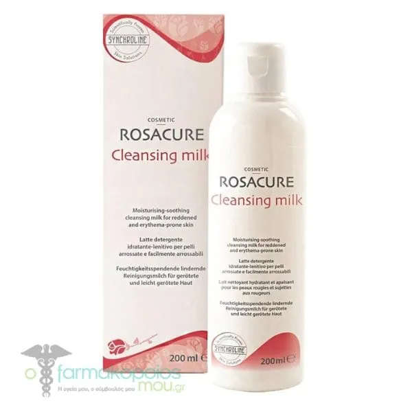 Synchroline Rosacure Cleansing Milk, 200ml