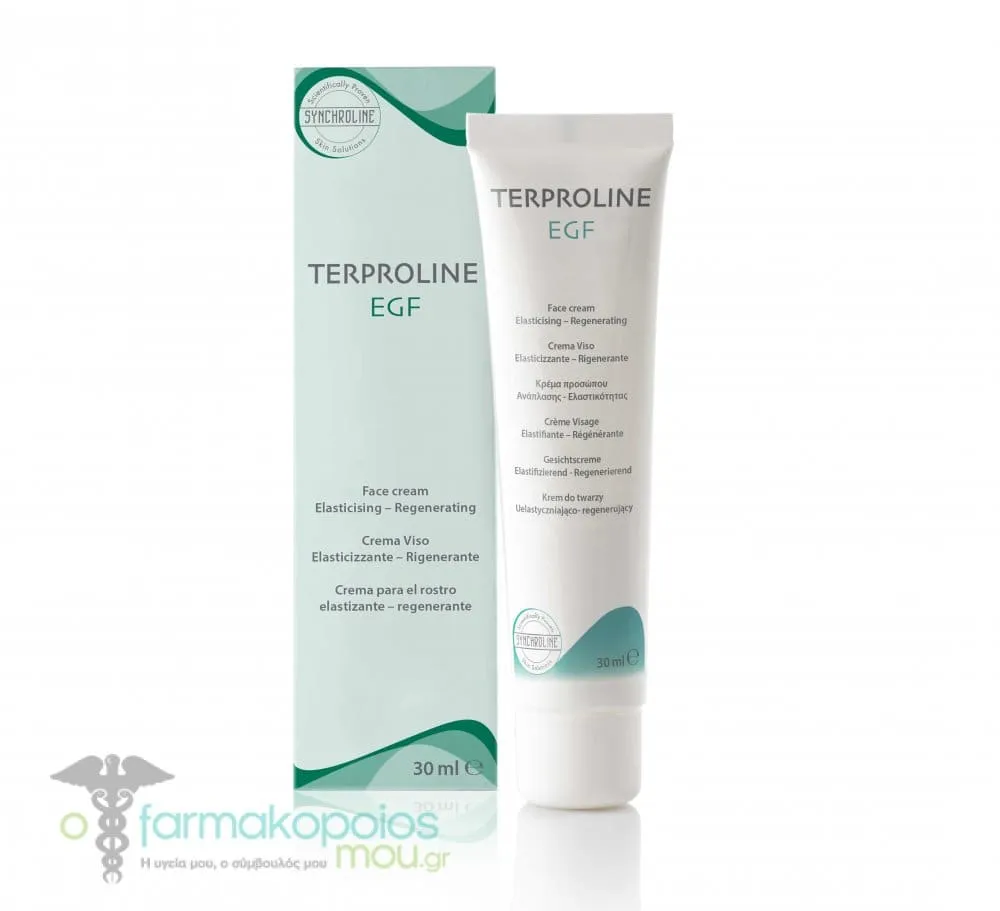Synchroline Terproline EGF Elasticising - Regenerating Face Cream, 30ml