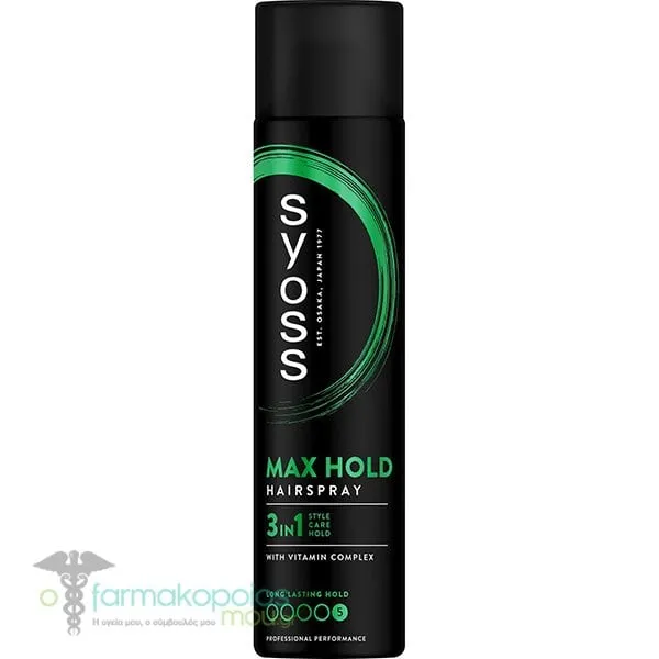Syoss Hair Spray Max Hold, 400ml