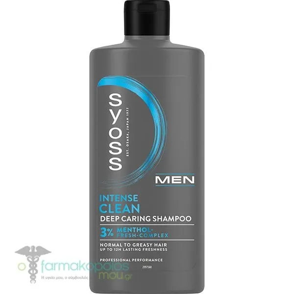 Syoss Intense Clean Men Deep Caring Shampoo, 440ml